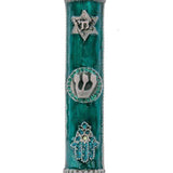 Chai Mezuzah-Turquoise