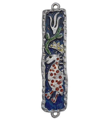 Marc Chagall Style Mezuzah