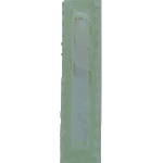 White Frosted Glass Mezuzah