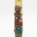16-inch mezuzah with detailed Hebrew engravings displayed on a white background with soft reflection