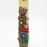 16-inch mezuzah with detailed Hebrew engravings displayed on a white background with soft reflection