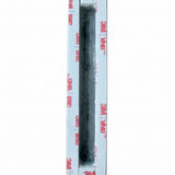 Back View of Sculpted Light Within Gray Jerusalem Stone Mezuzah with 3M mezuzah adhesive strips 