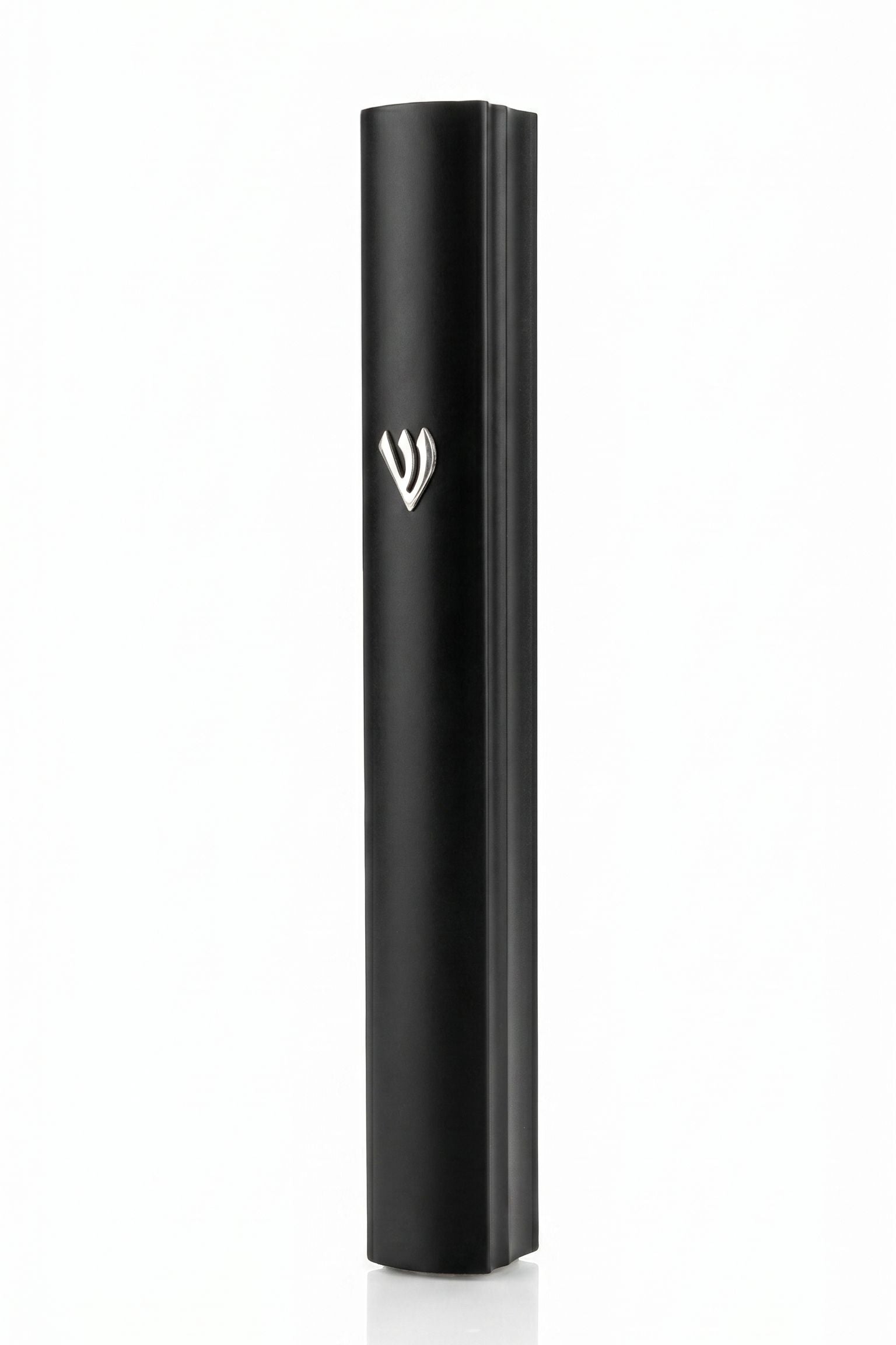 Modern Waterproof Black Aluminum Outdoor Mezuzah Case for  Contemporary Home Styles