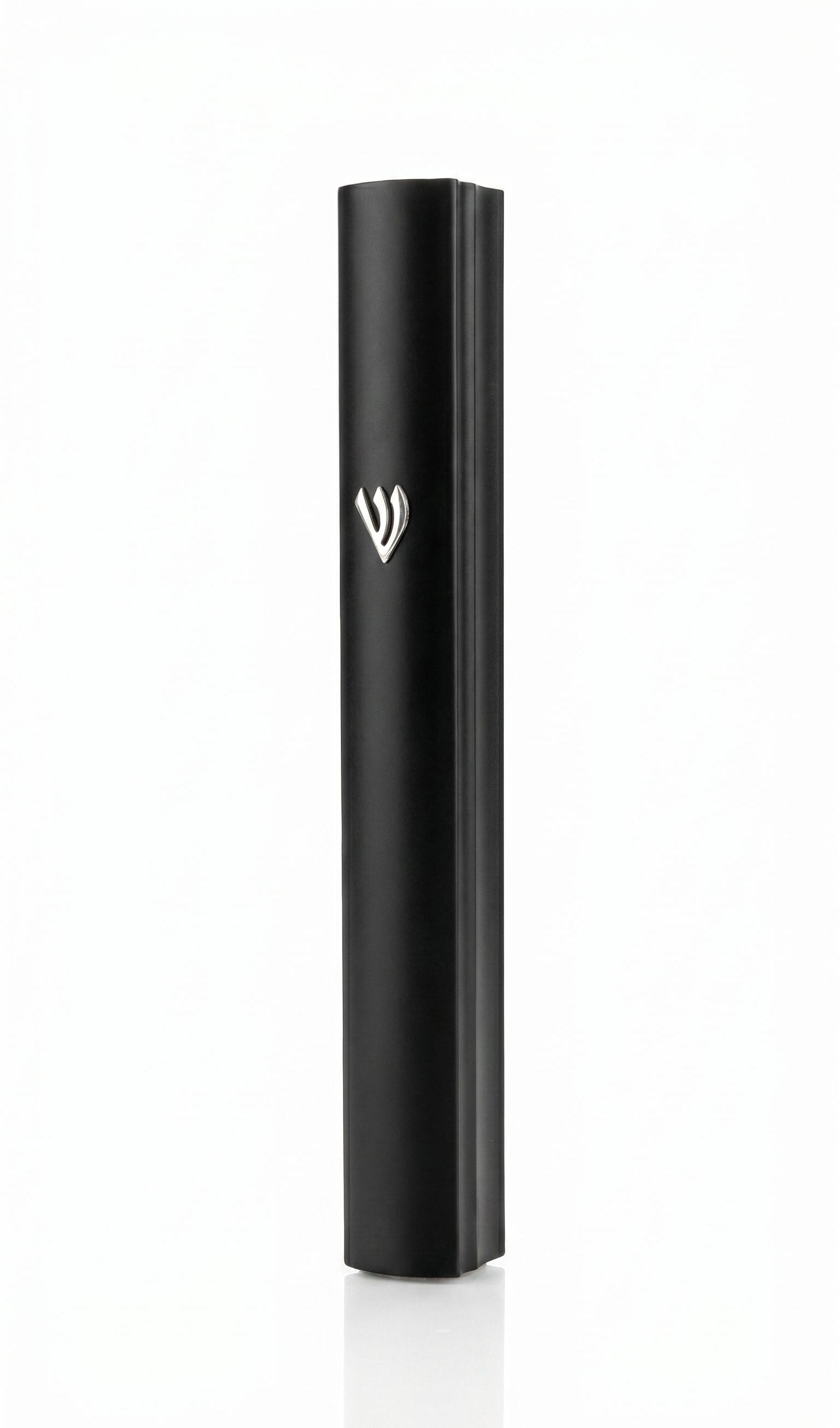 Modern Waterproof Black Aluminum Outdoor Mezuzah Case for  Contemporary Home Styles