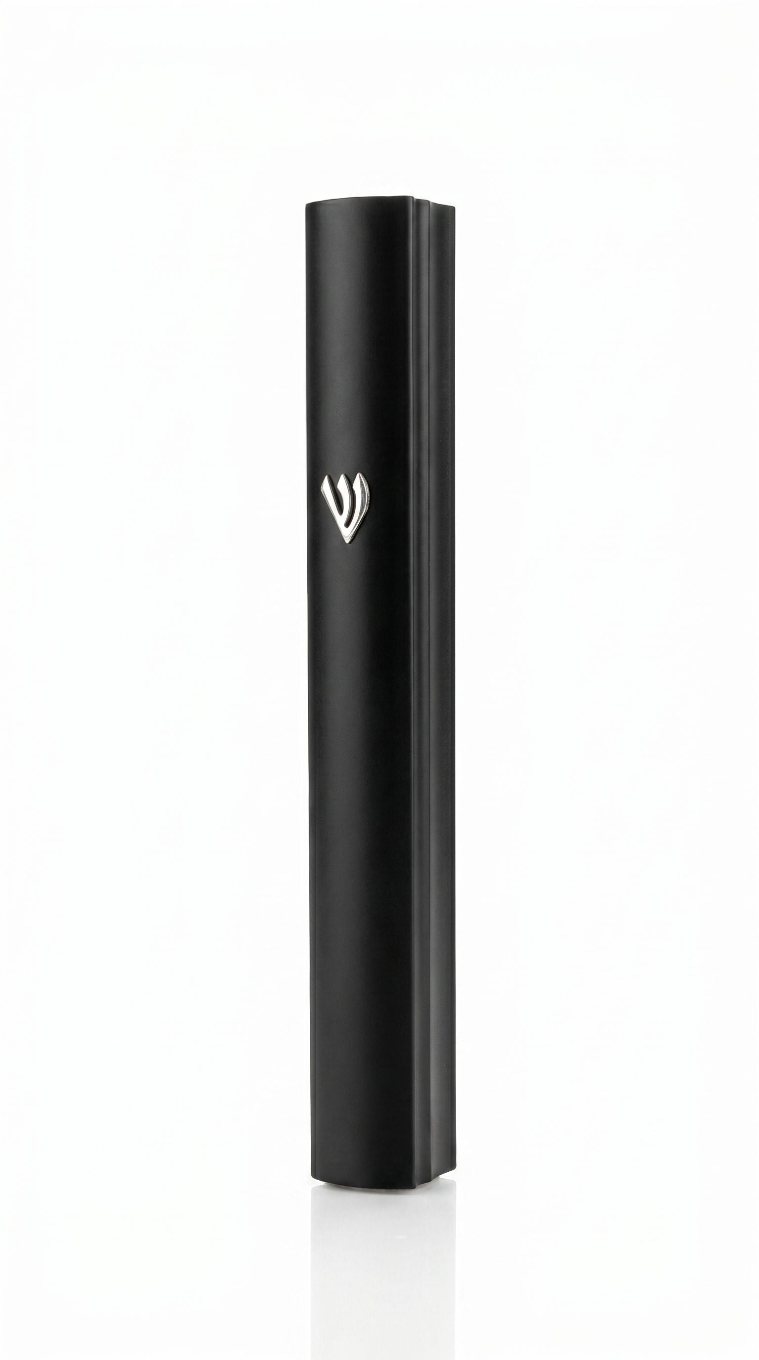 Modern Waterproof Black Aluminum Outdoor Mezuzah Case for  Contemporary Home Styles