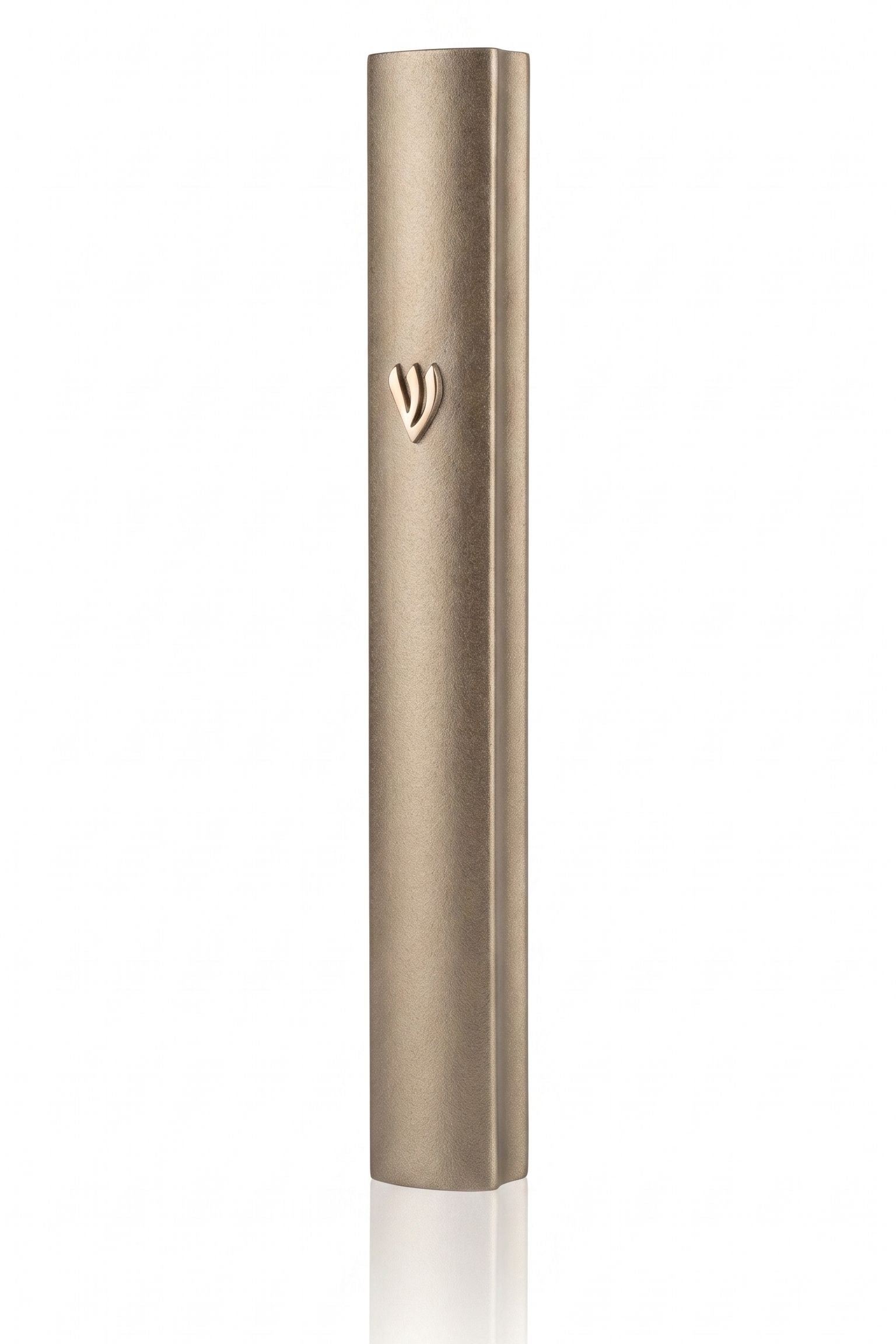 Modern Waterproof Champagne Green Aluminum Outdoor Mezuzah Cover with champagne Shin