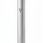 Modern Waterproof Silver Aluminum Outdoor Mezuzah Case for modern homes