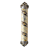 A Mindful Garden Mezuzah - Brown