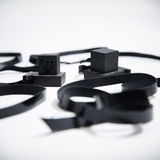 Alter Rebbe Chabad gassot tefillin set, 42mm 4x4 batim and avodas yad retzuos, Rabbeinu Tam pair