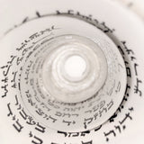 Handwritten parshiyos coiled inside the bayis, black STaM ink on klaf, ktav Alter Rebbe Chabad Rashi tefillin