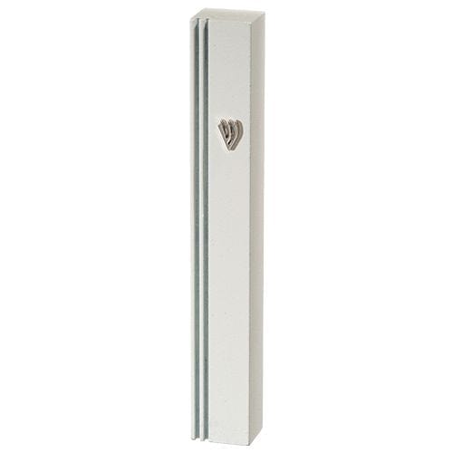 Aluminum Mezuzah-white