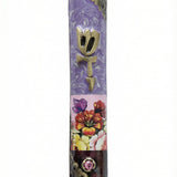 Upscale high-resolution image of the Arizona Mezuzah, crafted in the USA from pewter and hand-painted with enamel, displayed against a pure white background with a subtle reflective surface.