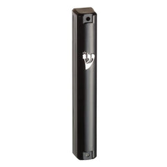 Black Lucite Mezuzah