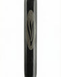 Black Marble large mezuzah case handcrafted in Israel with natural black and gray stone texture, Hebrew detail, and 6-inch case size