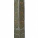Large hand-made Jerusalem stone Mezuzah with engraved blessing in Hebrew, ideal for home decor or as a housewarming gift.