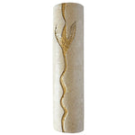 Blessing Spring Mezuzah - Jerusalem Stone