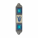 Blue Stone Mezuzah