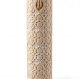 Elegant Casablanca Mezuzah made from Jerusalem stone, ideal for Jewish homes, featuring traditional design and durable craftsmanship.
