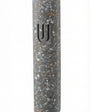 Colorful cement mezuzah with modern design and durable finish, suitable for Jewish home doorways, featuring Hebrew inscriptions and decorative motifs.