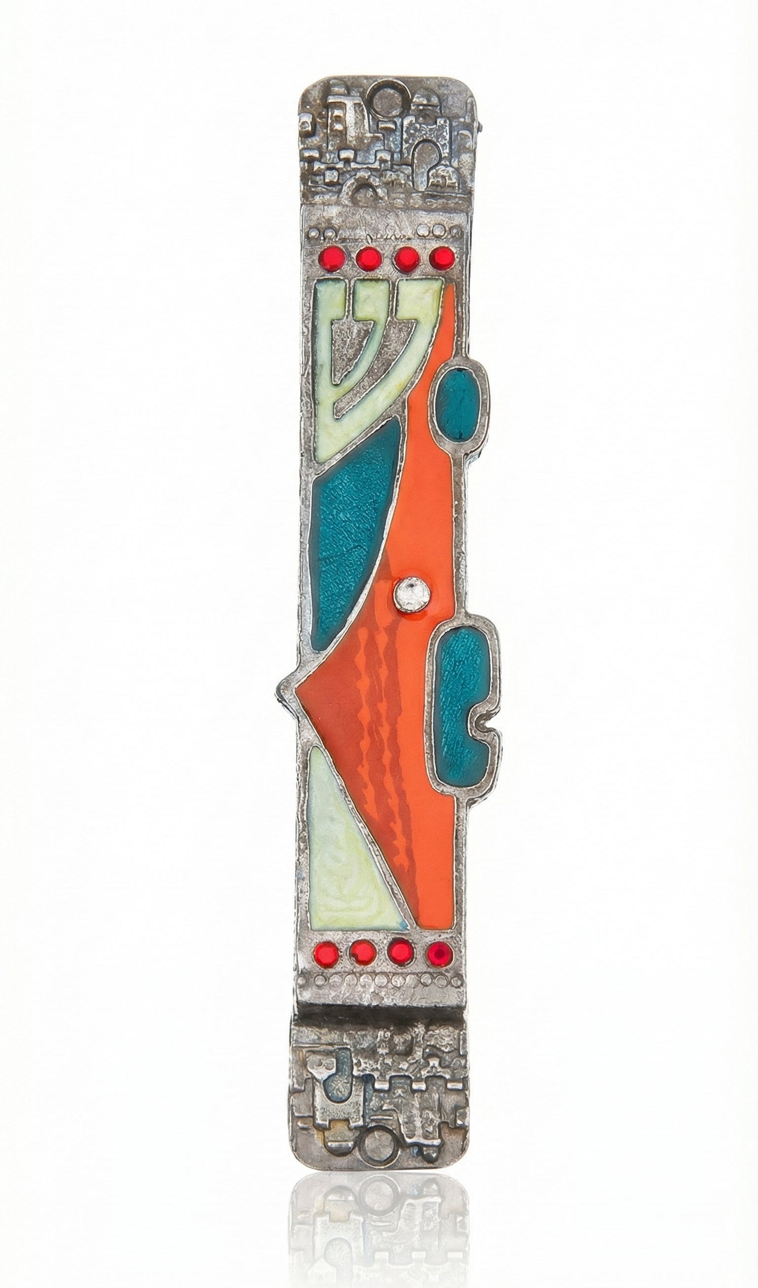 Set 5 pcs Door Mezuzah Case Gold w/ Prayer Non Kosher Scroll Shadai 4,4 Set 5 pcs Door Mezuzah Case Gold w/ Prayer Non Kosher Scroll Shadai 4,4