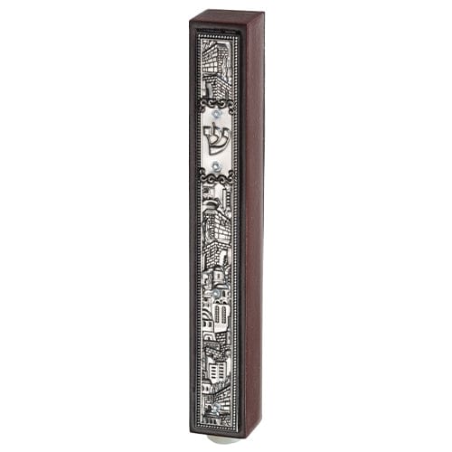Jerusalem Wood Mezuzah