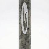 Judah Stone Mezuzah made from Jerusalem stone, handcrafted in Israel, with detailed engravings and textured surface characteristics.