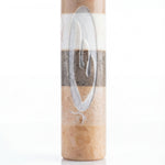 Beautiful Land of Israel stone mezuzah for religious and cultural home use