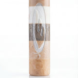 Beautiful Land of Israel stone mezuzah for religious and cultural home use