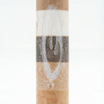 Elegant stone mezuzah featuring Land of Israel design for Jewish home decoration