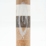 Elegant stone mezuzah featuring Land of Israel design for Jewish home decoration