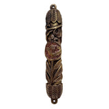 Leafs Brass Mezuzah