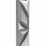 Exact mezuzah with intricate details and hardware on a pure white background for e-commerce display.