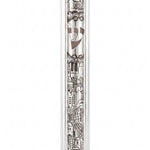 High-resolution studio image of a precise metal mezuzah with true dimensions and hardware, centered on a pure white background.