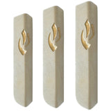 Modern Jerusalem stone Mezuzah