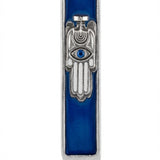 High-resolution image of the Mystic Mezuzah showcasing its detailed design, multi-layered symbolism, and polished surface on a white studio background with a soft reflection.