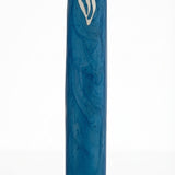 Elegant Ocean Mezuzah made in Israel from aluminum with detailed enamel painting, designed for door decoration and blessing.