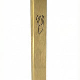 High-quality outdoor brass mezuzah with detailed engraving and Hebrew letters, designed for durable outdoor door application.