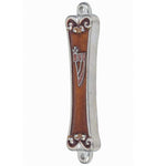 Silver and Amber Mezuzah