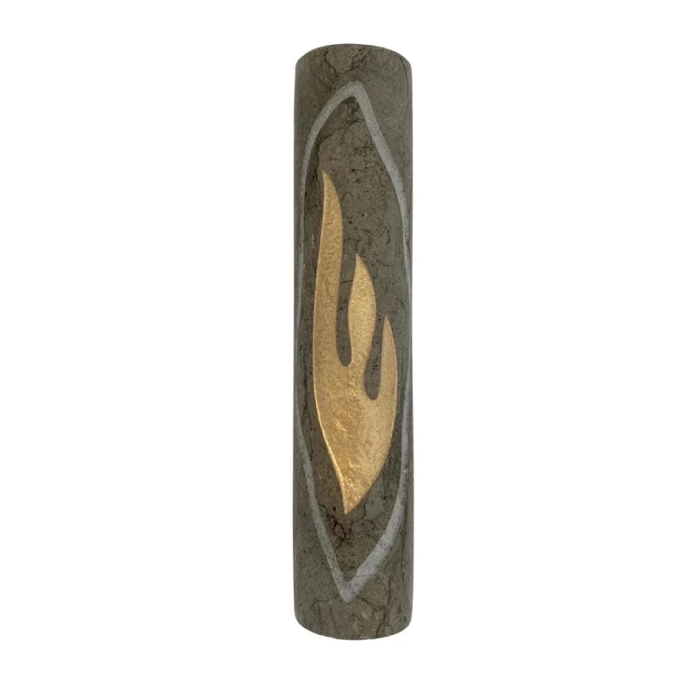 Spirit Stone Mezuzah- gray