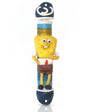 Fimo Spongebob Squarepants Mezuzah, handmade in Israel, measuring 4 inches, designed for your home door with detailed Hebrew symbols and motifs.