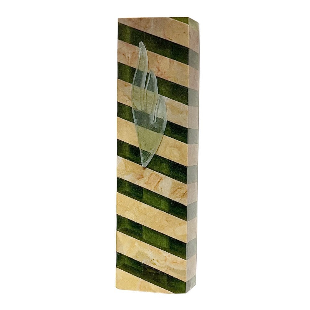 Stone Glass Mezuzah