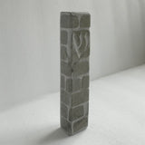 Stones of Jerusalem Mezuzah-gray