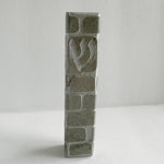 Stones of Jerusalem Mezuzah-gray