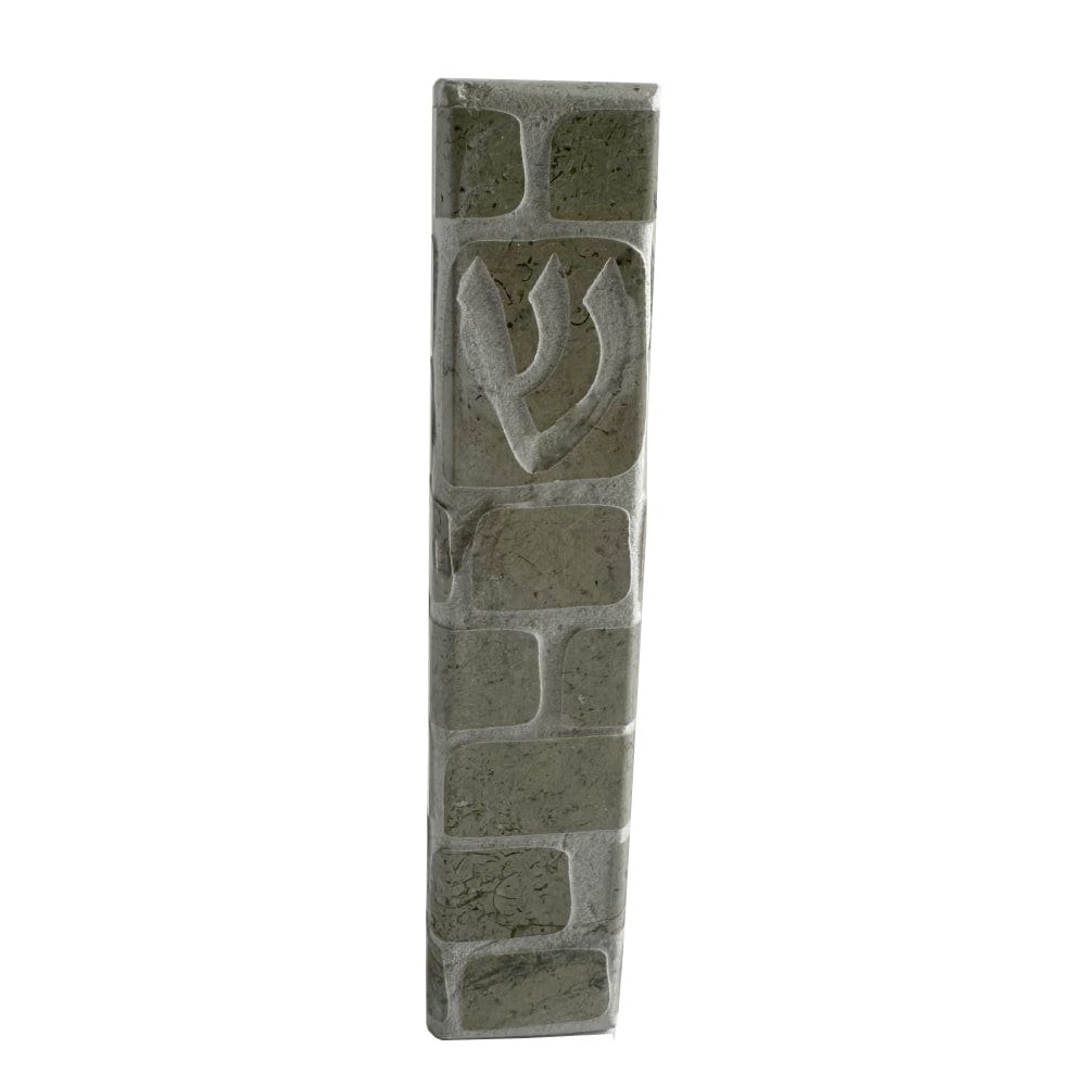 Stones of Jerusalem Mezuzah-gray