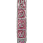 Pewter mezuzah featuring a rainy day scene with three charming snails in hand-painted enamel, designed for home blessing and door decoration.