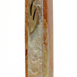 Salvaged stone Temple Mount Mezuzah with Hebrew engravings, carved from stones excavated during Jerusalem construction, detailed and authentic.