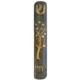 Tree of Life Mezuzah - gray