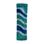 Waves Glass Mezuzah