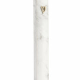 Classic White-Marble Outdoor Aluminum Mezuzah