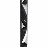 Center-front high-resolution studio photo of the exact black and silver aluminum mezuzah on a pure white background, showing all hardware.